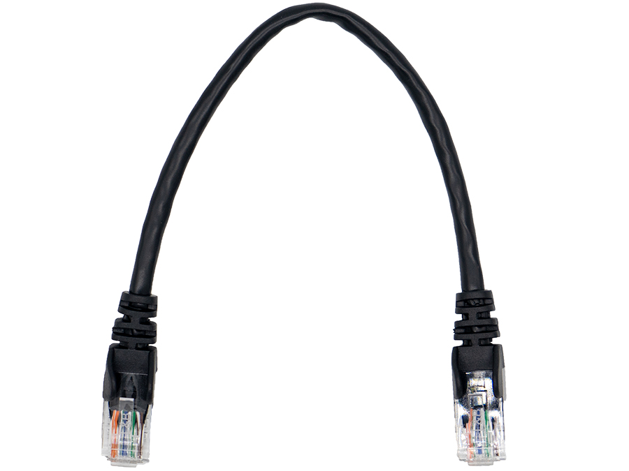 FLY-0.2BL Linkbasic 22cm UTP Cat5e Flylead Black