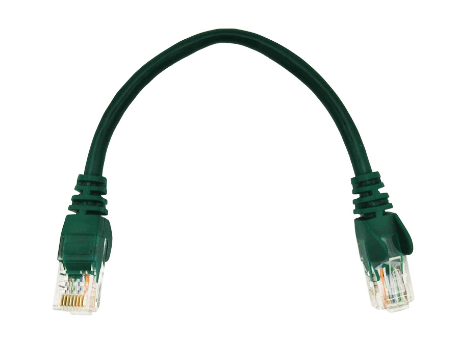 FLY-0.2G Linkbasic 22cm UTP Cat5e Flylead Green