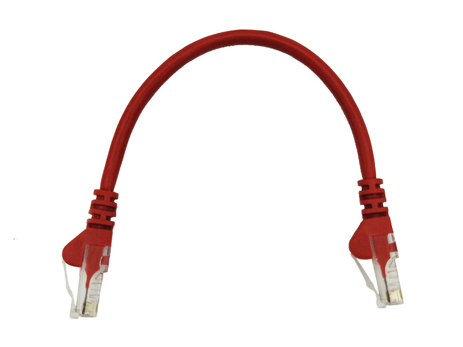 FLY-0.2R Linkbasic 22cm UTP Cat5e Flylead Red