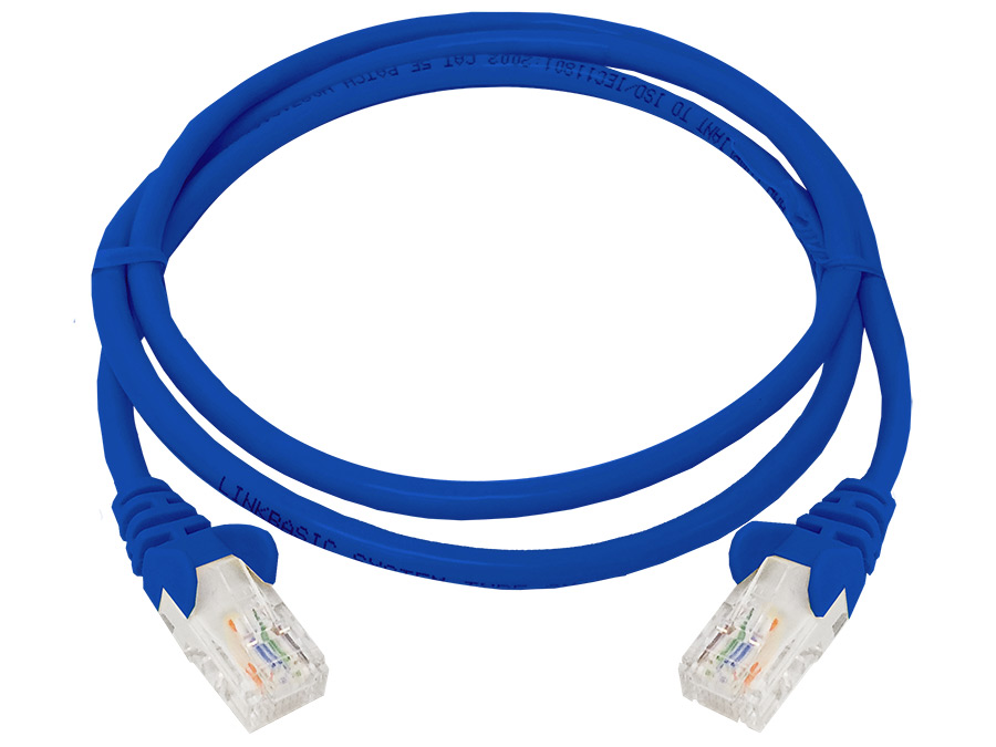 FLY-1B Linkbasic 1 Metre UTP Cat5e Flylead Blue