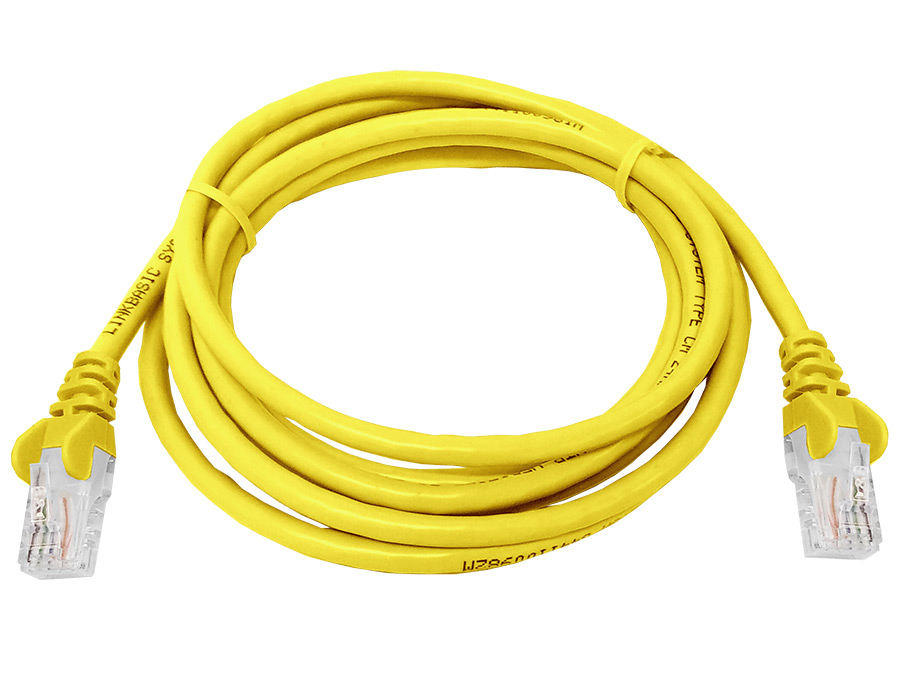 FLY-2Y Linkbasic 2 Metre UTP Cat5e Flylead Yellow