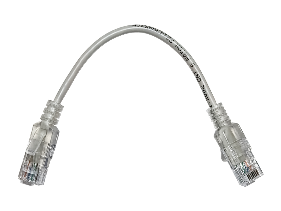 FLY-6-0.2N Linkbasic 22cm UTP Cat6 Nano Thin Patch Cable Grey