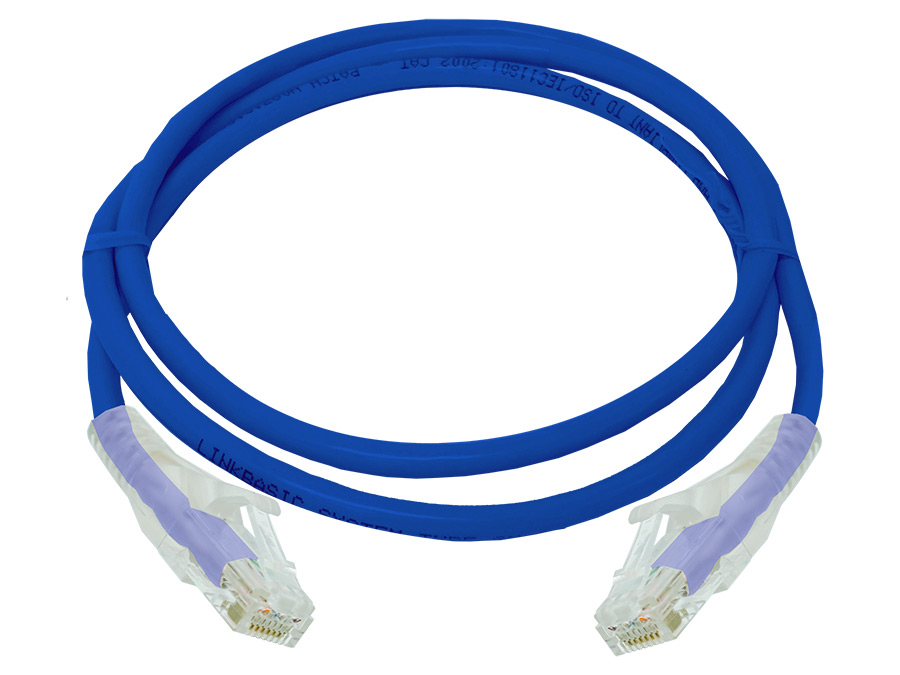 FLY-6-1B Linkbasic 1 Metre UTP Cat6 Flylead Blue