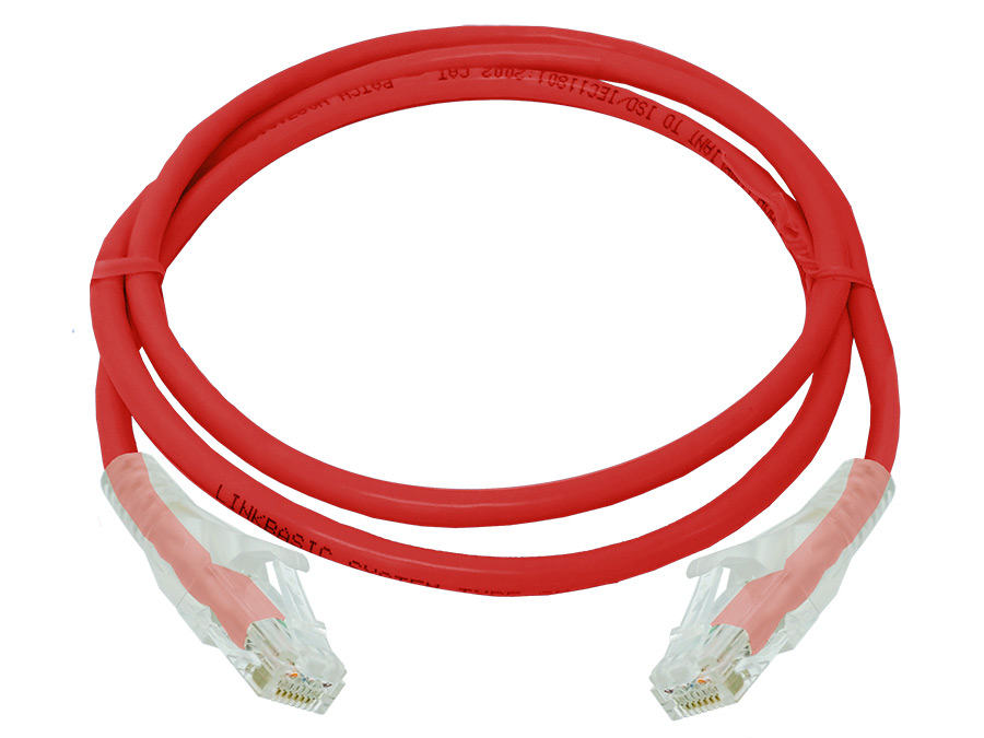 FLY-6-1R Linkbasic 1 Metre UTP Cat6 Flylead Red
