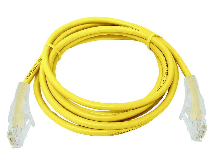 FLY-6-2Y Linkbasic 2 Metre UTP Cat6 Flylead Yellow