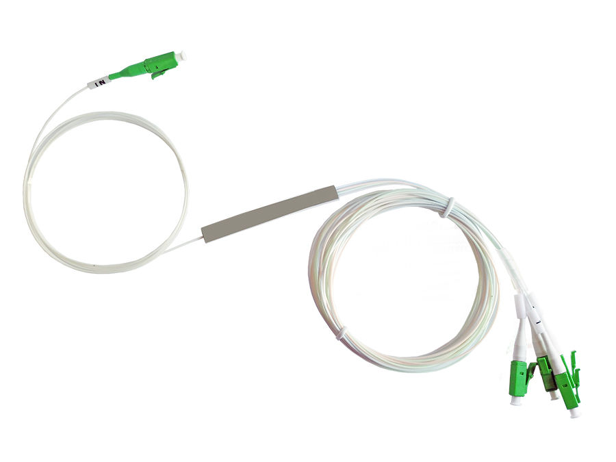 FS-LC4 Linkbasic Fibre Splitter Blockless LC APC SM 1-4