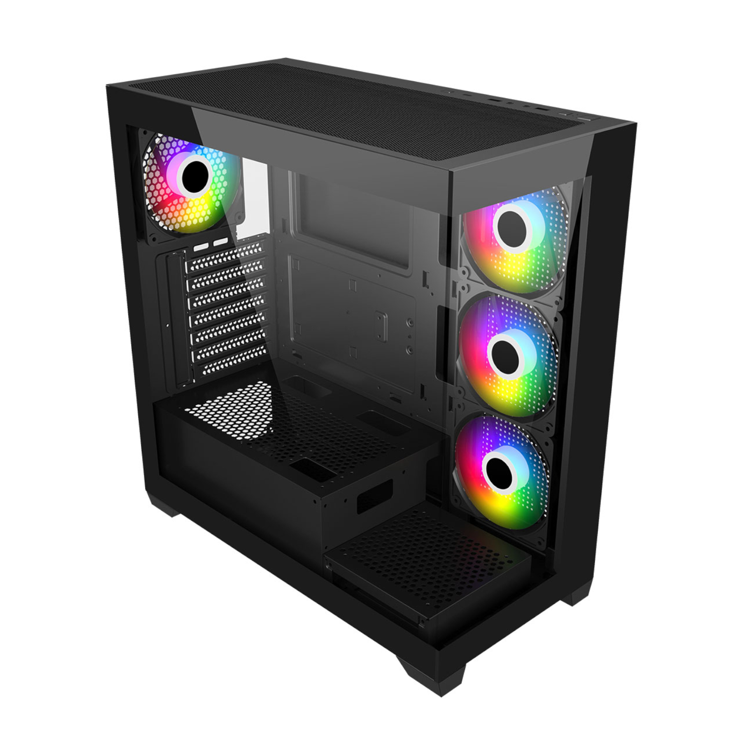 FSP_M340-BA_wr_03a FSP M340 ARGB ATX Gaming Chassis - Black