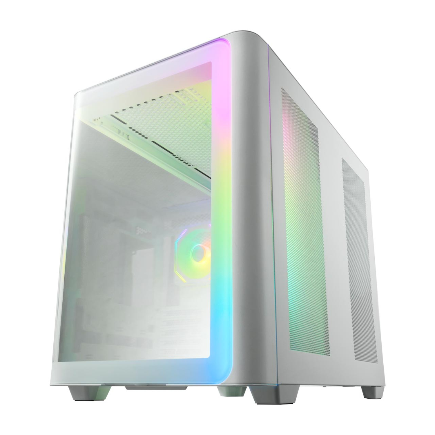 FSP_M580-WA_wr_02a FSP M580 ARGB ATX Mid Tower Gaming Chassis - White