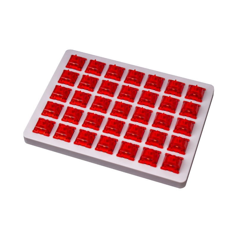 G40_wr_01 Keychron Red Gateron Phantom Switches 110 pcs