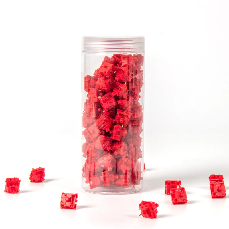 G40_wr_02 Keychron Red Gateron Phantom Switches 110 pcs