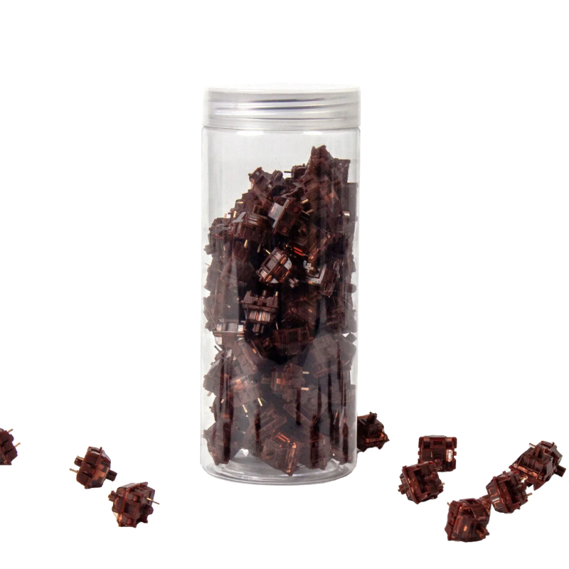 G42_wr_01 Keychron Brown Gateron Phantom Switches 110 pcs