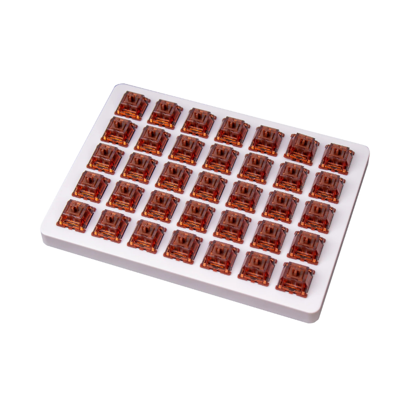 G42_wr_02 Keychron Brown Gateron Phantom Switches 110 pcs