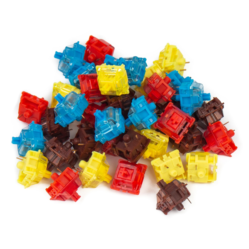G42_wr_05a Keychron Brown Gateron Phantom Switches 110 pcs