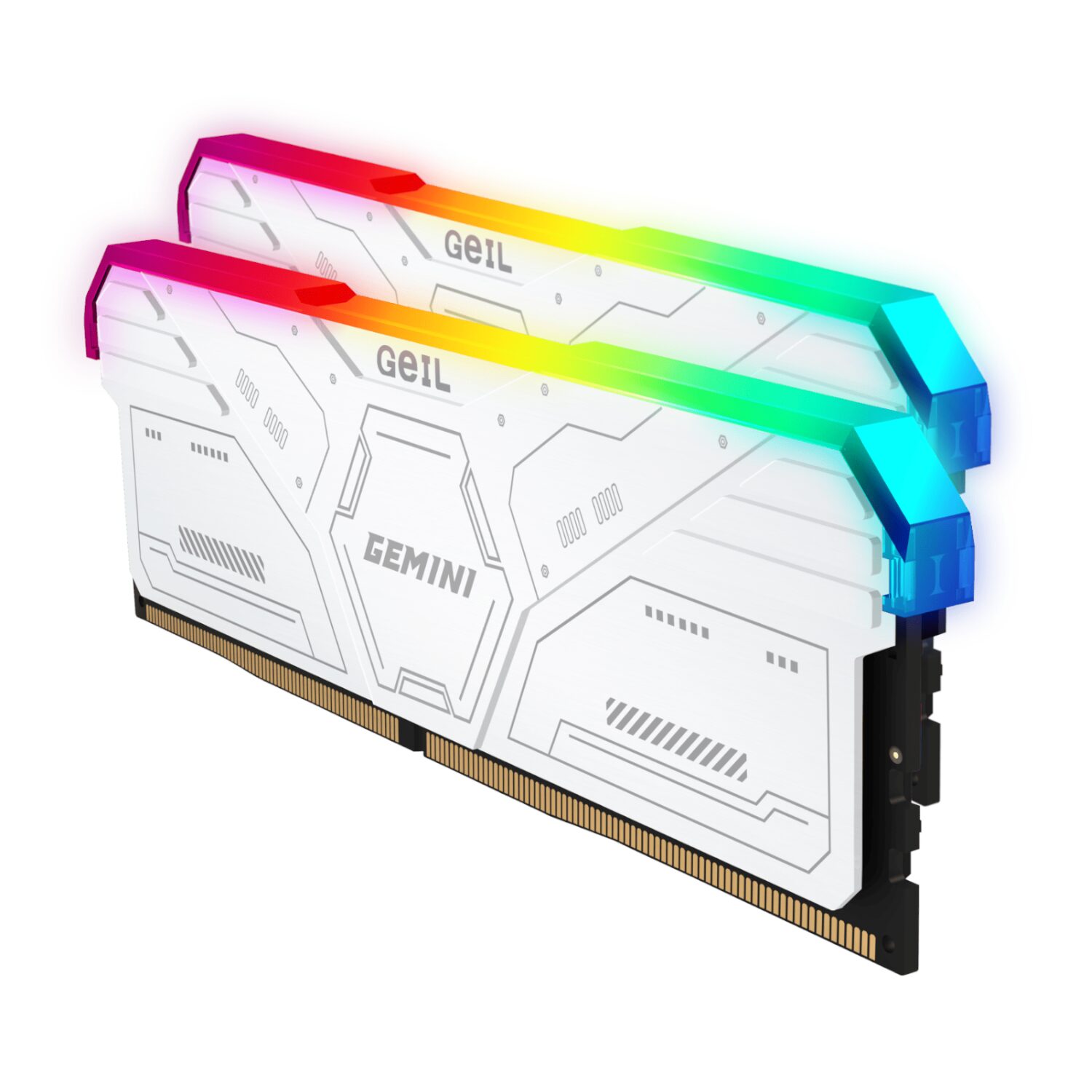 GAMSW532GB6000C38BDC-WR-03 GeiL Gemini RGB 32GB KIT(2X16GB) 6000MHz DDR5 Desktop Gaming Memory - White