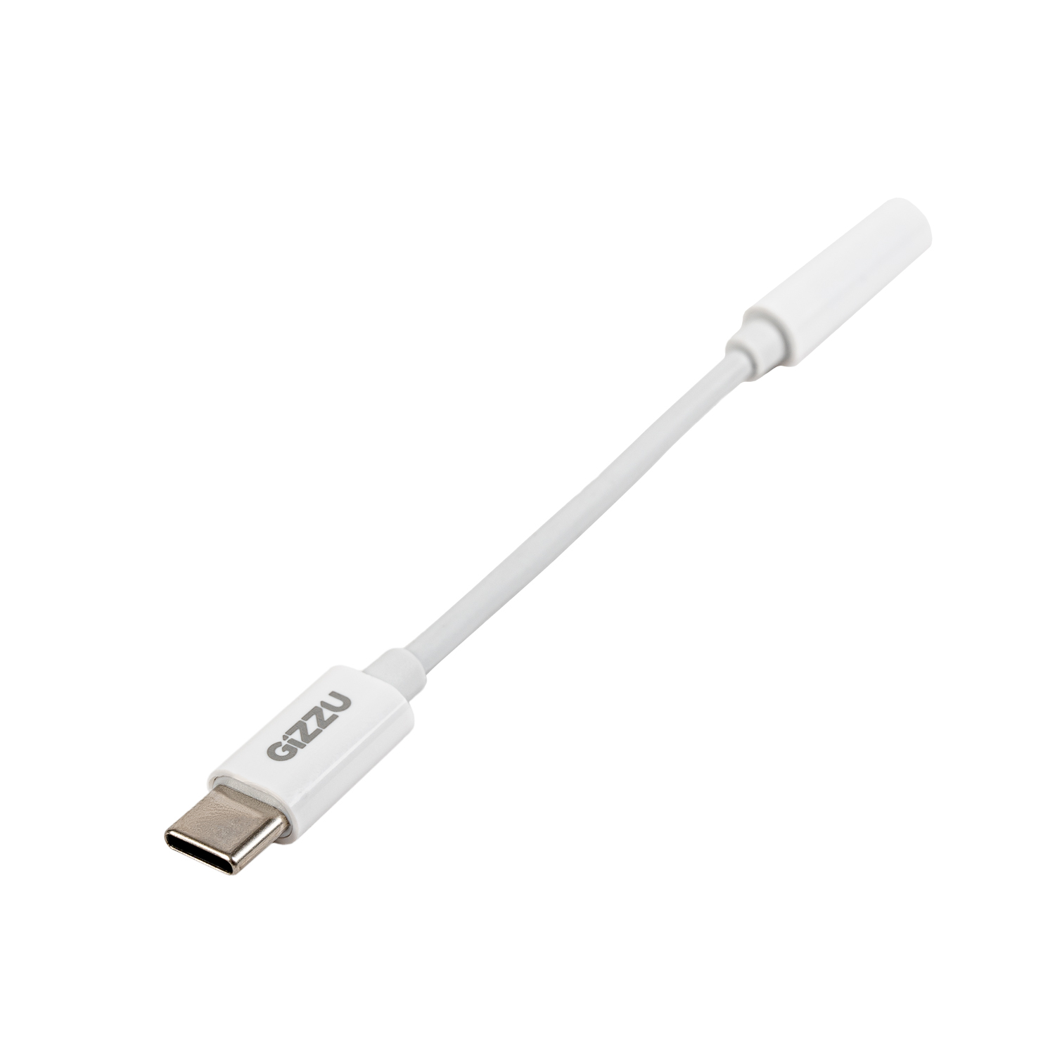 GAPC35_wr_01a Gizzu USB Type-C to 3.5mm AUX Audio Adapter - White