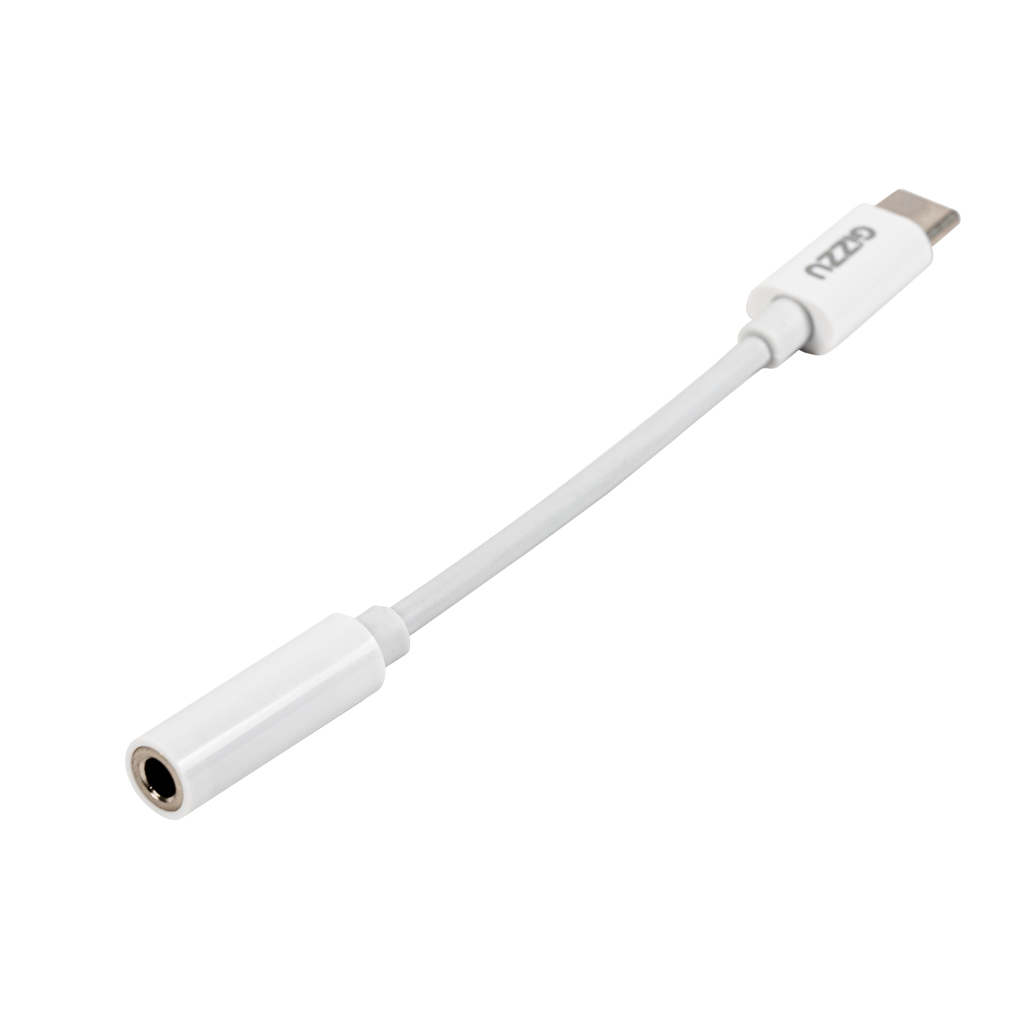 GAPC35_wr_02a Gizzu USB Type-C to 3.5mm AUX Audio Adapter - White