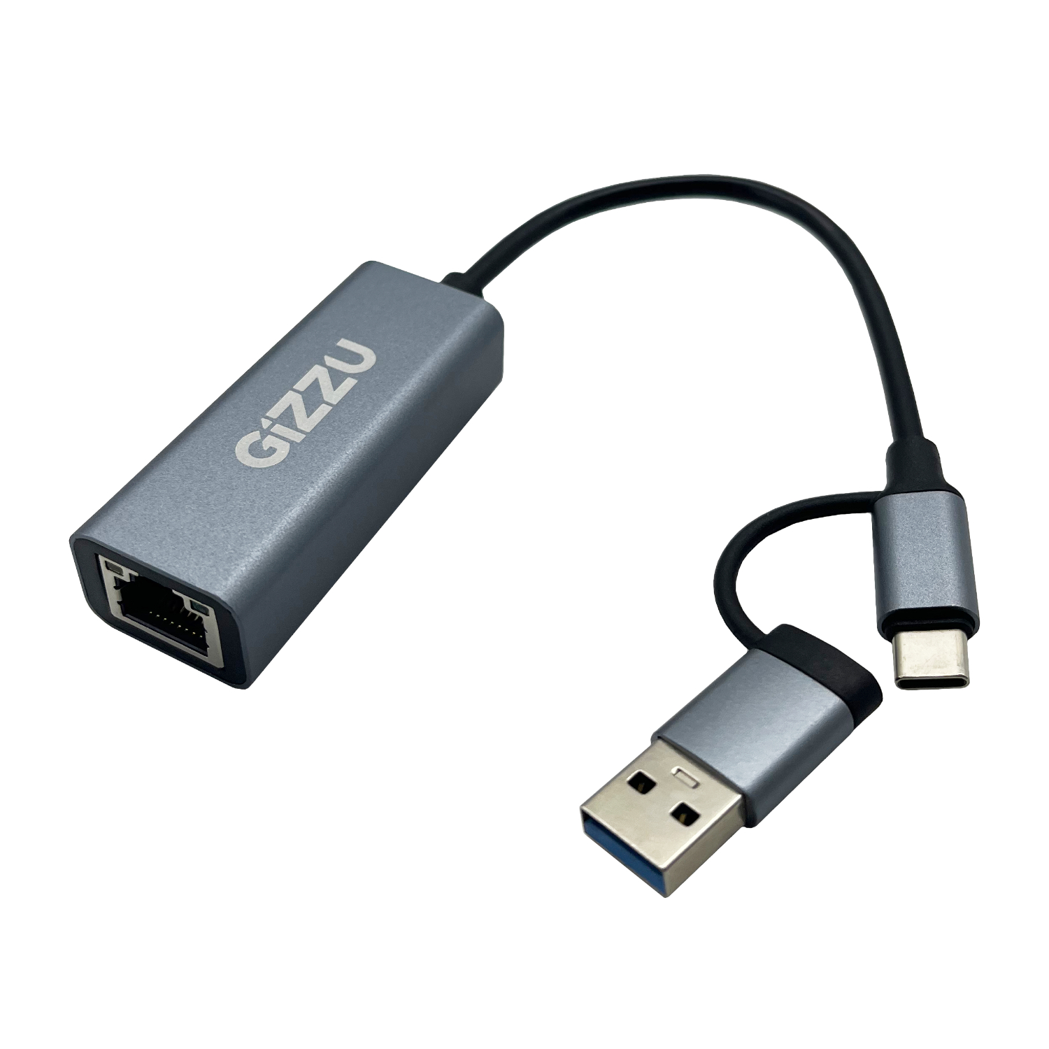 GAPCGB_Gizzu-Gizzu-USB-to-Gigabit-1000Mbps-Adapter-Grey_wr_01a Gizzu High Speed Type-C/A to Gigabit Adapter Poly