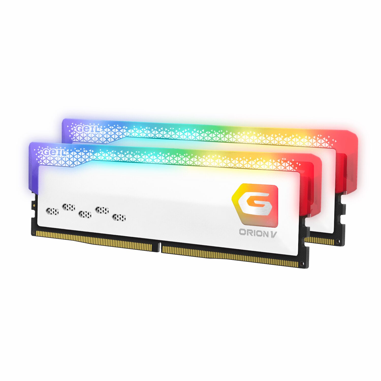 GAVSW532GB6000C38BDC-wr-02 GeIL Orion 32GB Kit(2x16GB) 6000MHz RGB DDR5 RAM - White