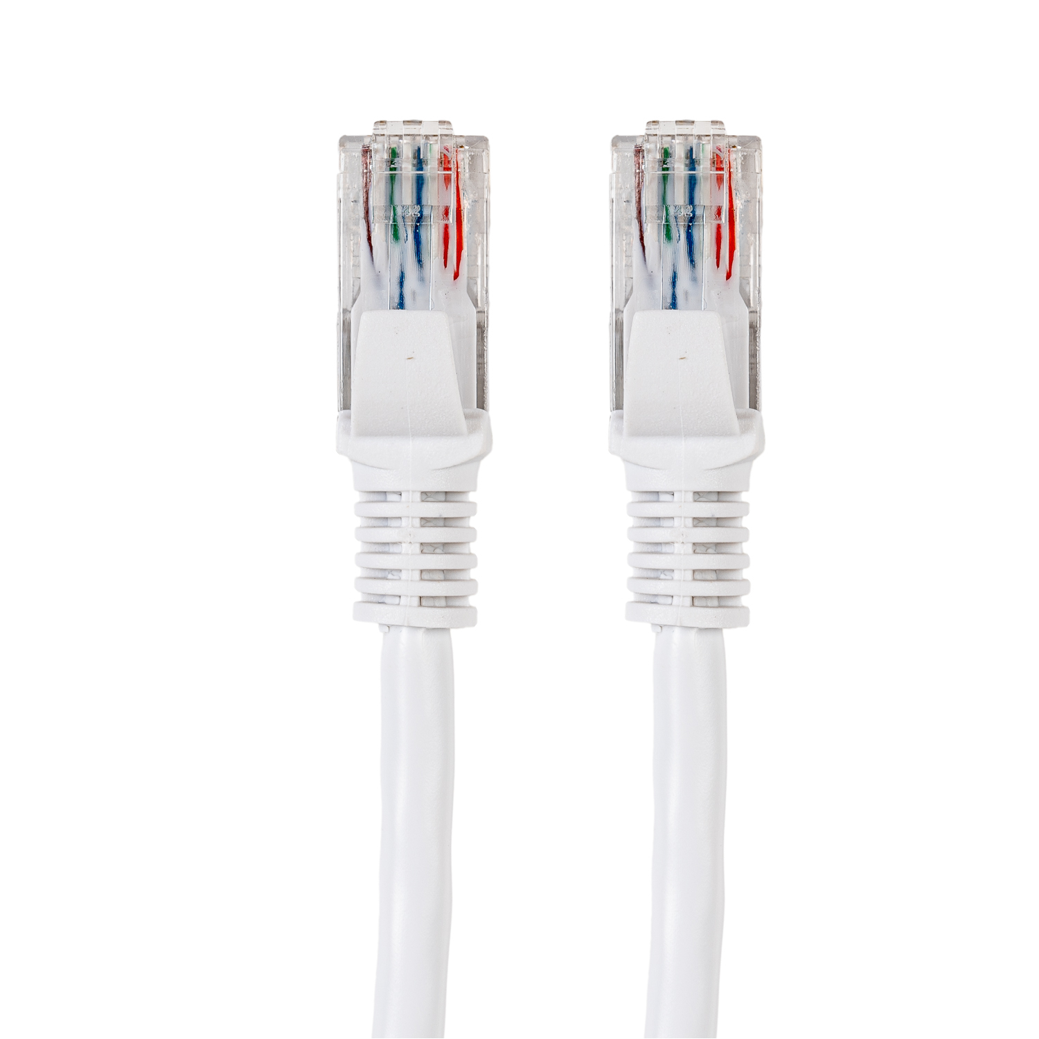 GCPCAT6002-WH_wr_02a Gizzu Cat6 UTP Fly Lead Ethernet Network Cable 20cm - White