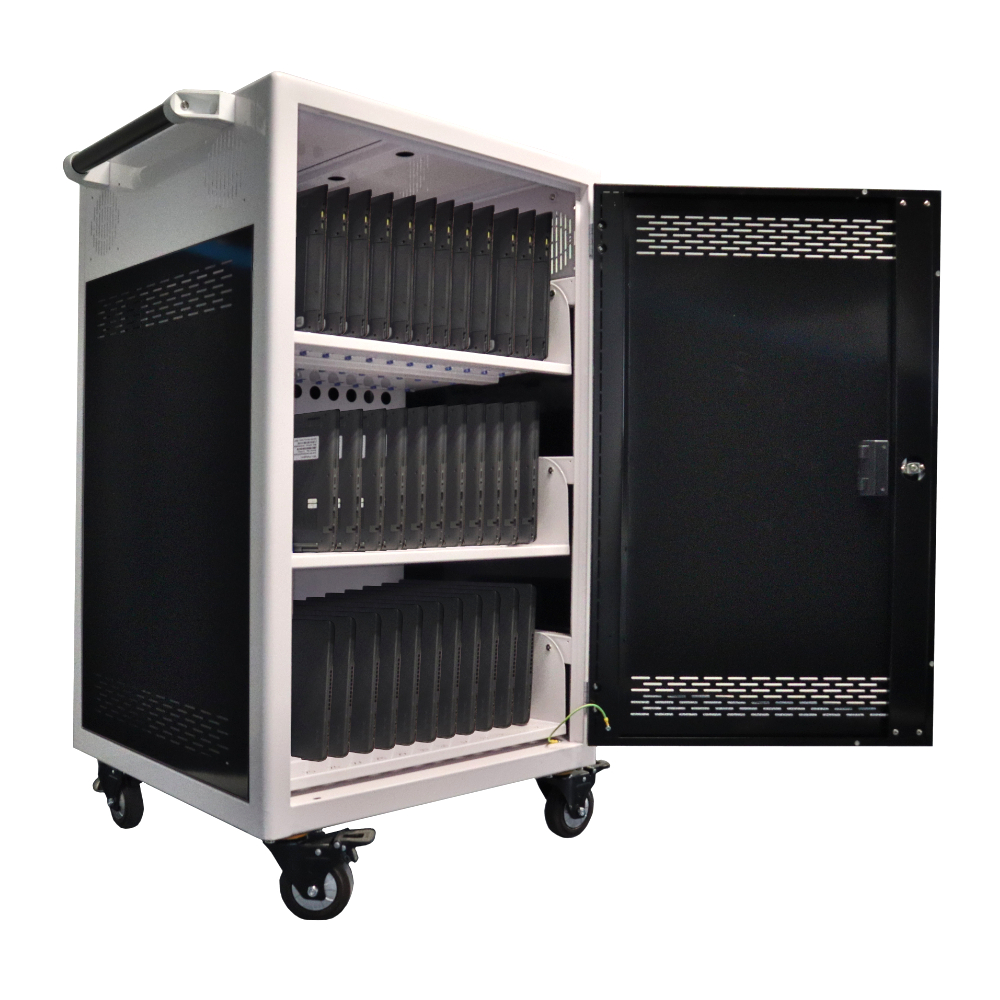 GCT36TC_wr_04 Gizzu 36 Bay Type-C Storage Charging Trolley for 15.6" Laptops