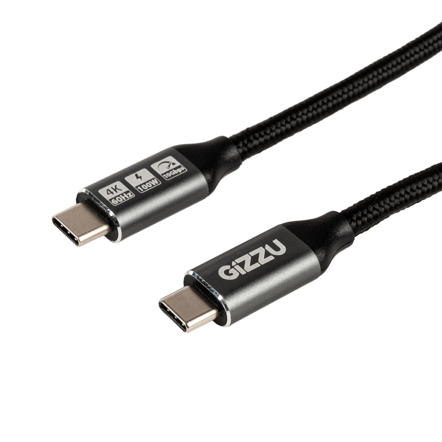 GIZZU-GCPCC10010G-02-100W-10Gbps-Type-C-2m-Cable_ANGLED-9144-Edit_1500x1500 GIZZU 100W 10Gbps Type-C 1m Cable
