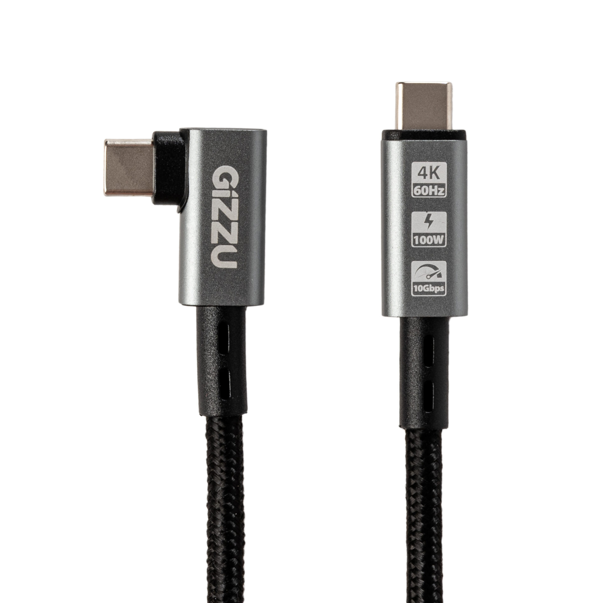 GIZZU-GCPCC10010G90-01-100W-10Gbps-Type-C-Angled-1m-Cable_TOP-9153-Edit_2500x2500 Gizzu 100W 10Gbps Type-C Angled 1m Cable
