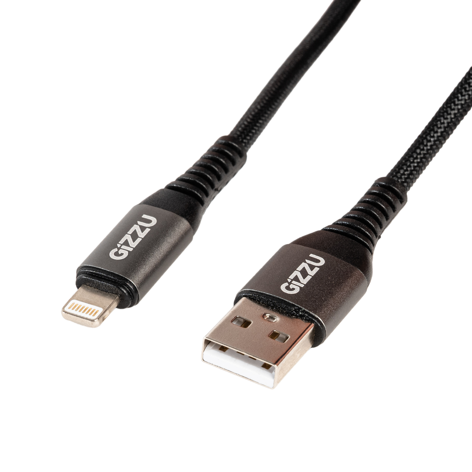 GIZZU-GCPU2L012-01-12W-USB-to-Lightning-1m-Cable_ANGLED-9208-Edit_1500x1500 GIZZU 12W USB to Lightning 1m Cable