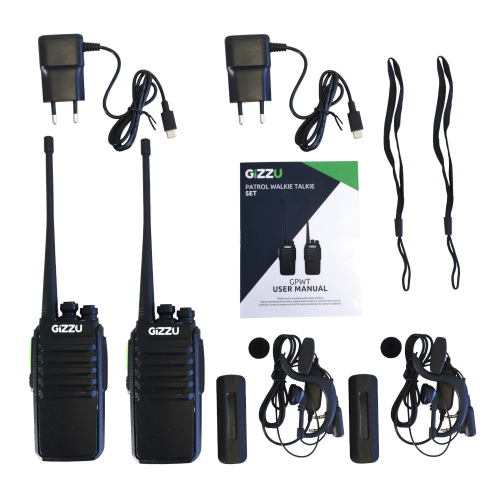 GPWT_wr_10 Gizzu Patrol Walkie Talkie Set