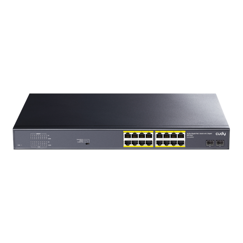 GS1020PS2_wr_01a Cudy 16-Port PoE+ Unmanaged Switch
