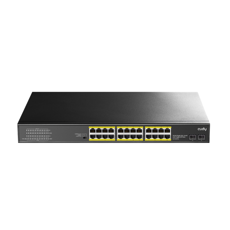 GS1028PS2_wr_01 Cudy 24-Port Gigabit PoE+ Unmanaged Switch