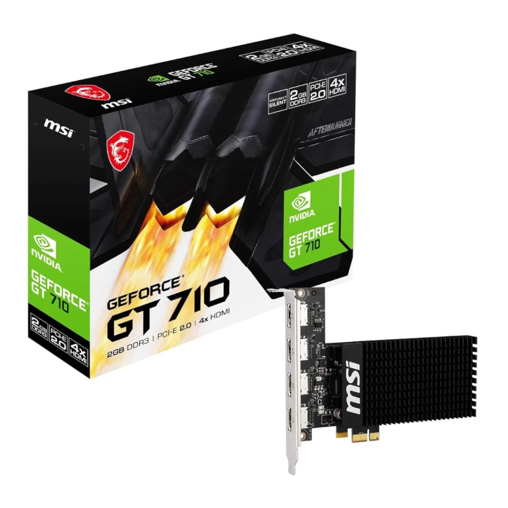 GT7102GD3H4HDMI_wr_01 MSI Nvidia GeForce GT 710 2GD3H 2GB 64-BIT 4x HDMI Graphics Card