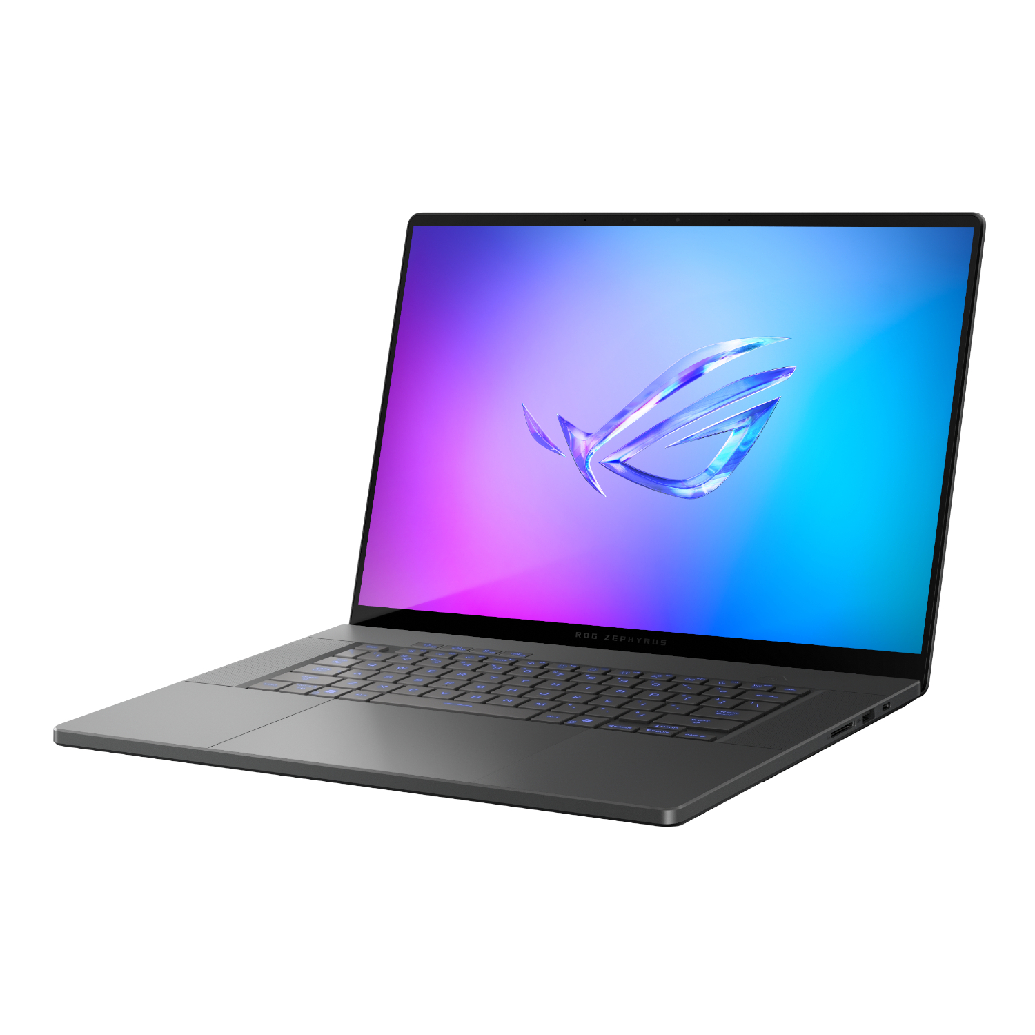 GU605CM-OU91610G0X_Asus-ROG-Zephyrus-G16-Intel-Core-Ultra-9-285HX-16-inch-Windows-11-Gaming-Laptop-Grey_wr_04a Asus ROG Zephyrus G16 Gaming Laptop 16″ | Ultra 9 285H | 16GB DDR5 | RTX 5060 | 1TB SSD | Windows 11 Pro