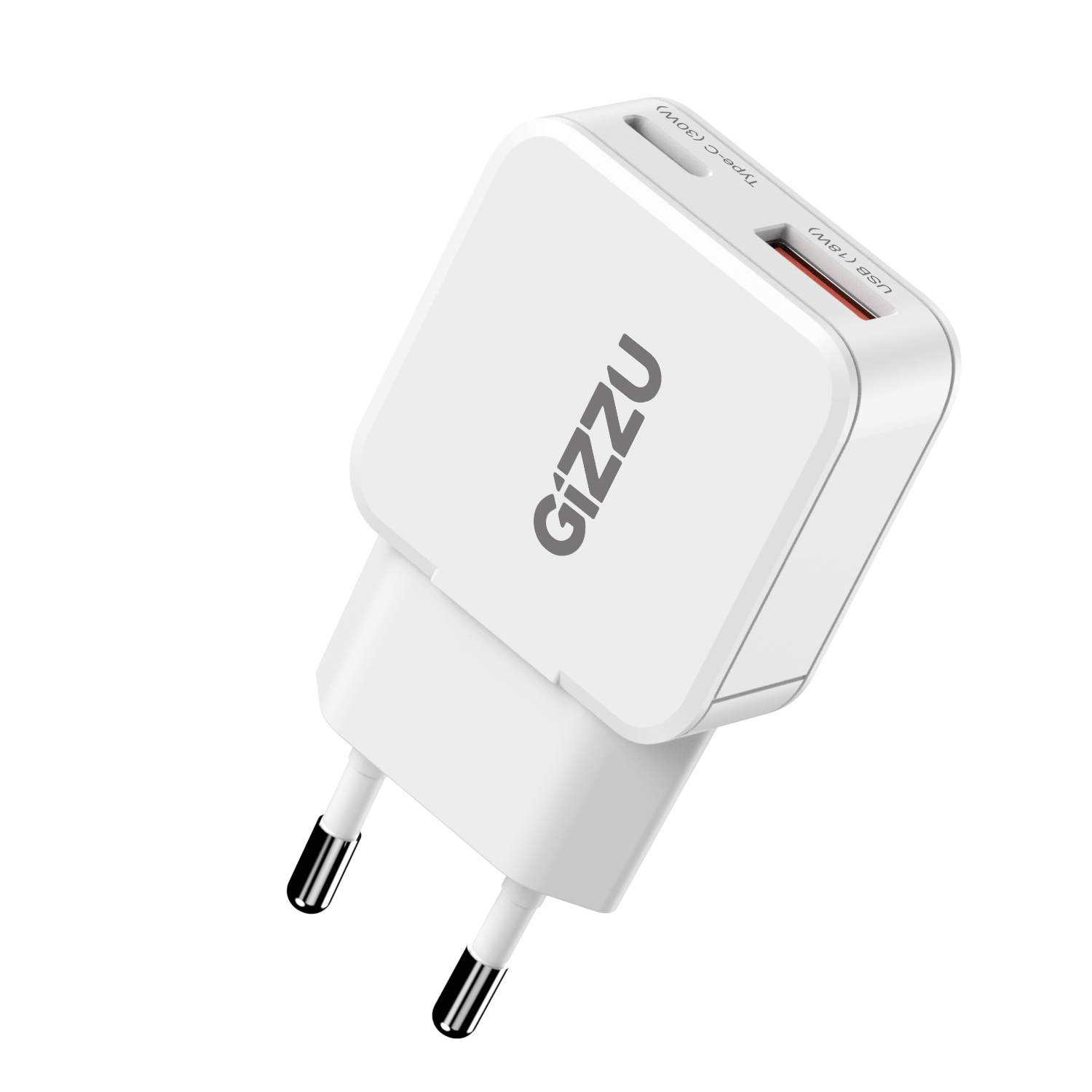GWCCU30W_Gizzu-2-Port-30W-GaN-Wall-Charger-White_wr_01a Gizzu 2-Port 30W GaN Wall Charger