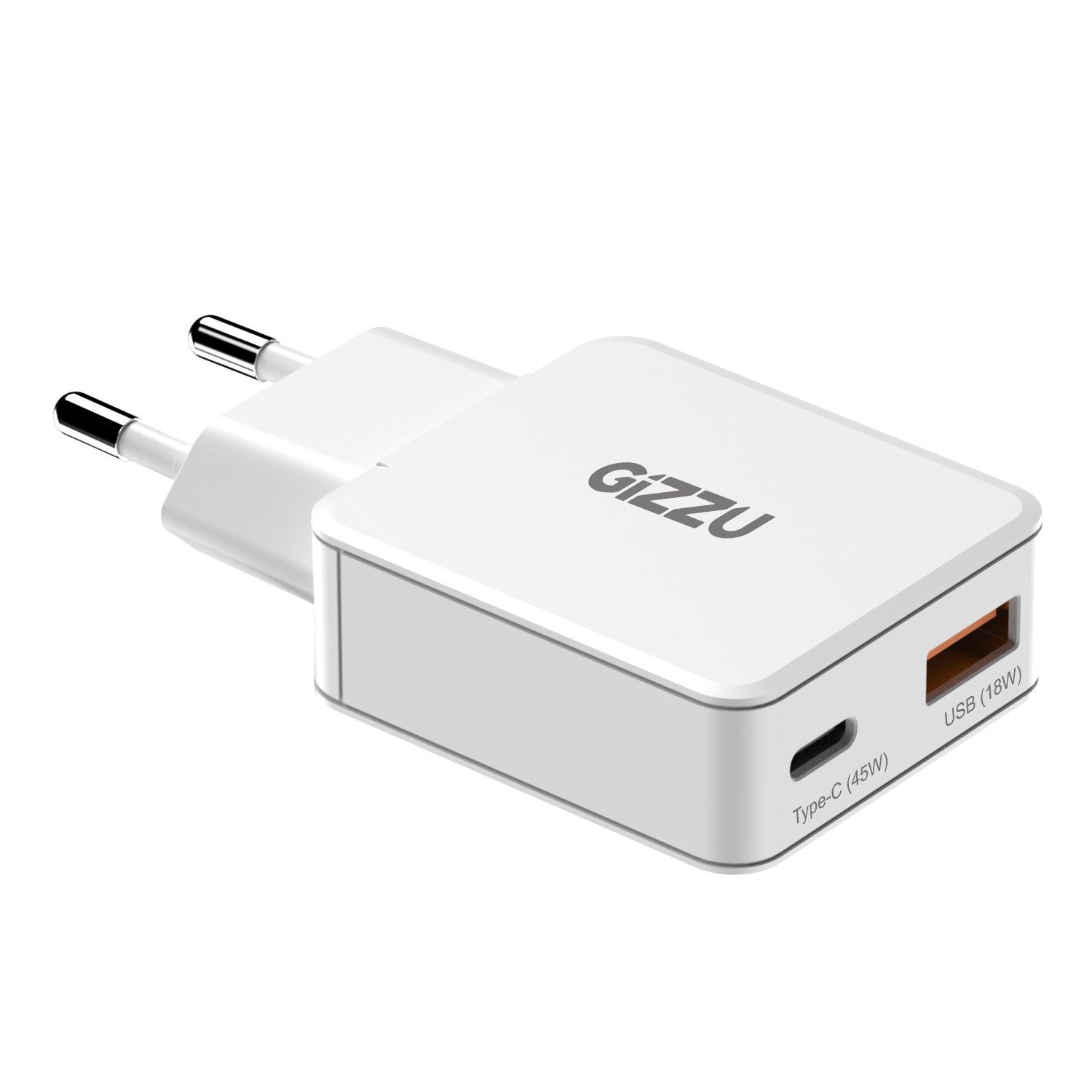 GWCCU45W_Gizzu-2-Port-45W-GaN-Wall-Charger-White_wr_03a Gizzu 2-Port 45W GaN Wall Charger