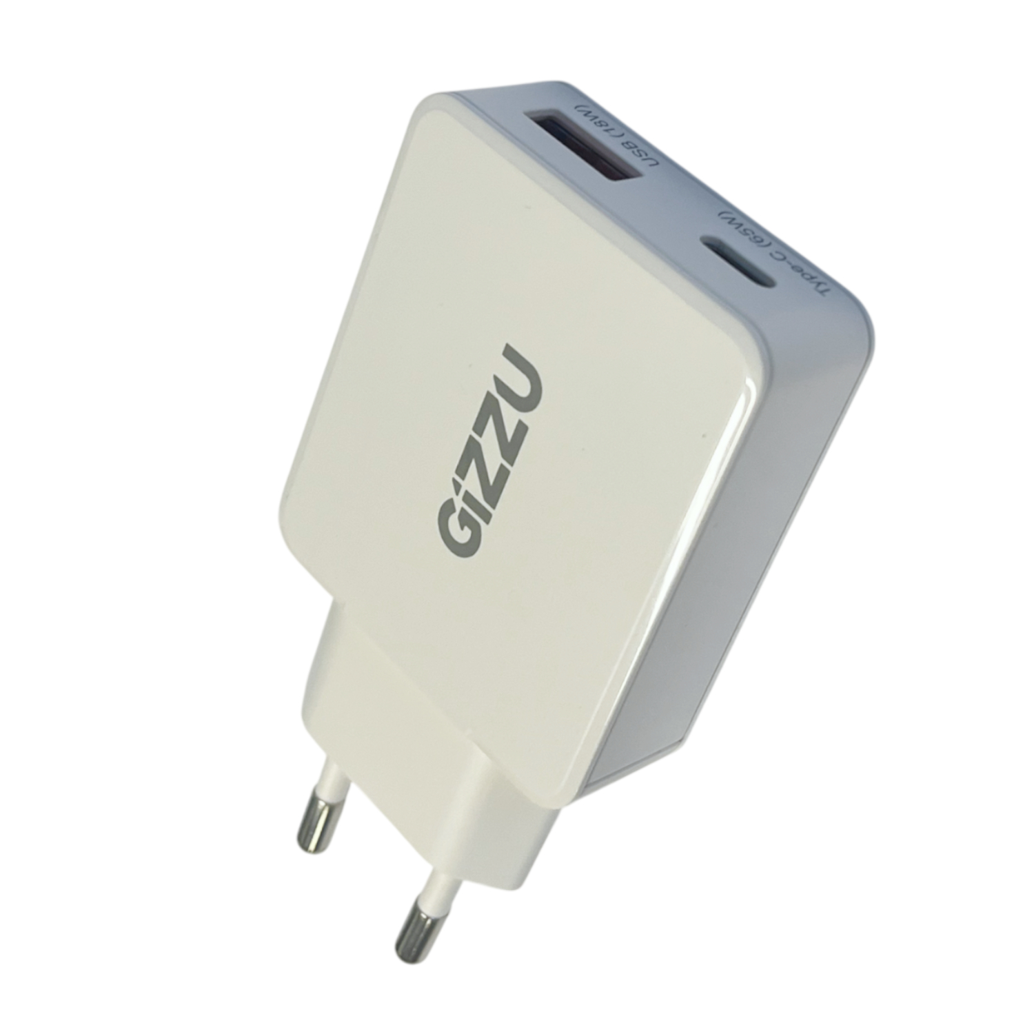 GWCCU65W_Gizzu-2-Port-65W-GaN-Wall-Charger-White_wr_01b Gizzu 2-Port 65W GaN Wall Charger
