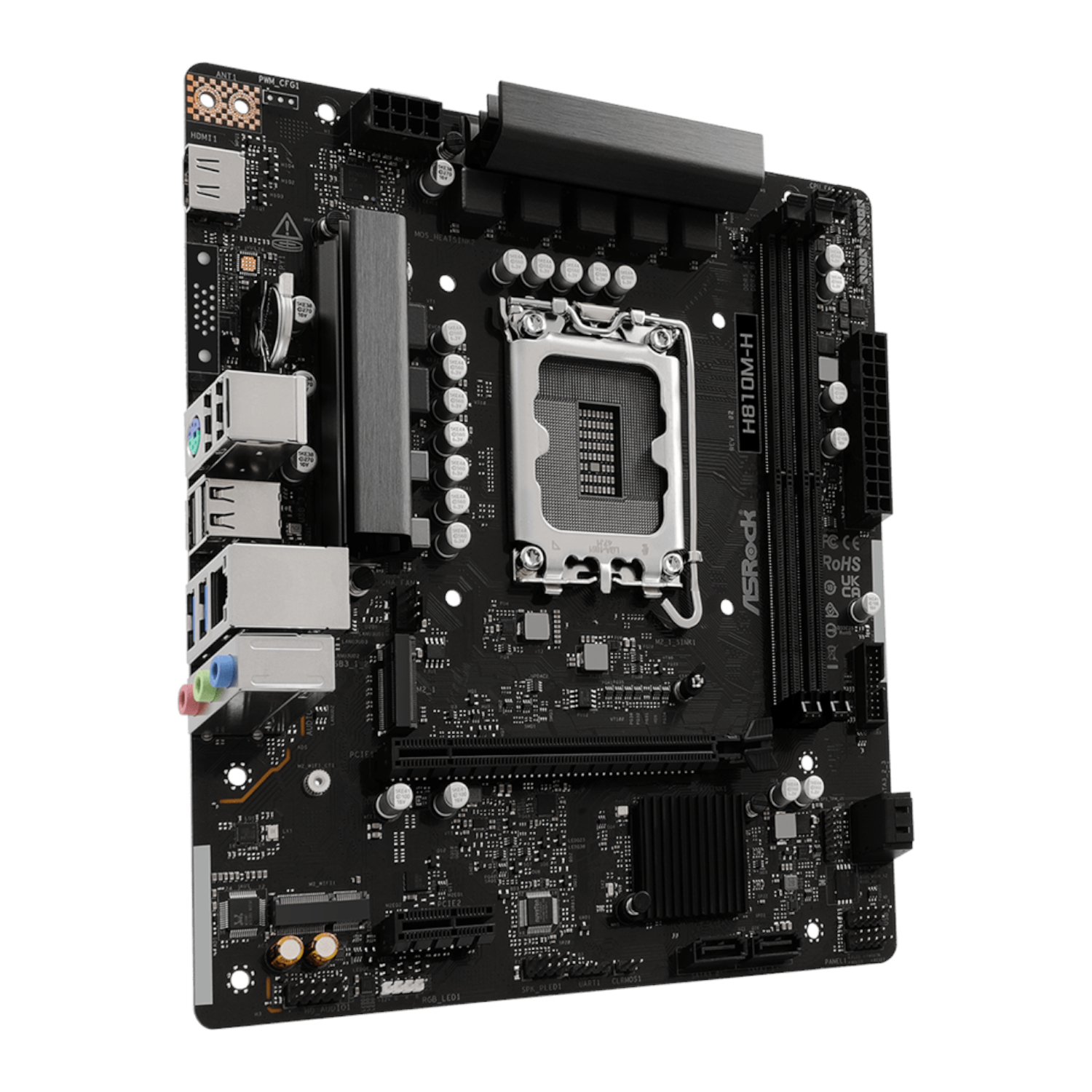 H810M-H_ASRock-H810M-H-Intel-LGA1851-Micro-ATX-Motherboard-Black_wr_03a ASRock H810M-H Intel LGA1851 Micro ATX Motherboard - Black