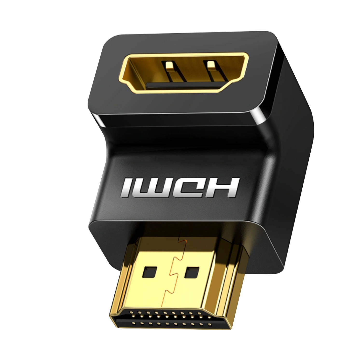 HD112-20109_UGreen-HD112-HDMI-4K-Male-to-Female-Down-angled-Connector-Black_wr_01a UGREEN HD112 HDMI 4K Male to Female Down-angled Connector - Black