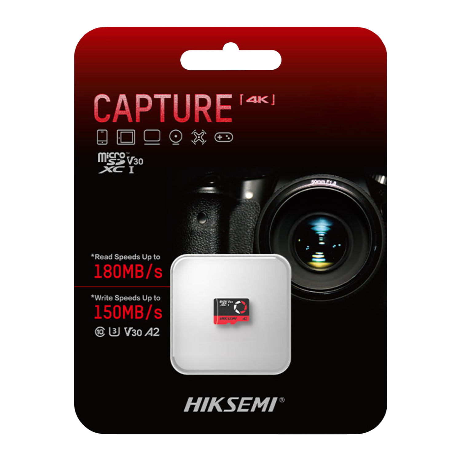 HIKSEMI_HS-TF-E3-64G_wr_04a Hiksemi Capture V30 64GB MicroSDXC (Without Adapter)