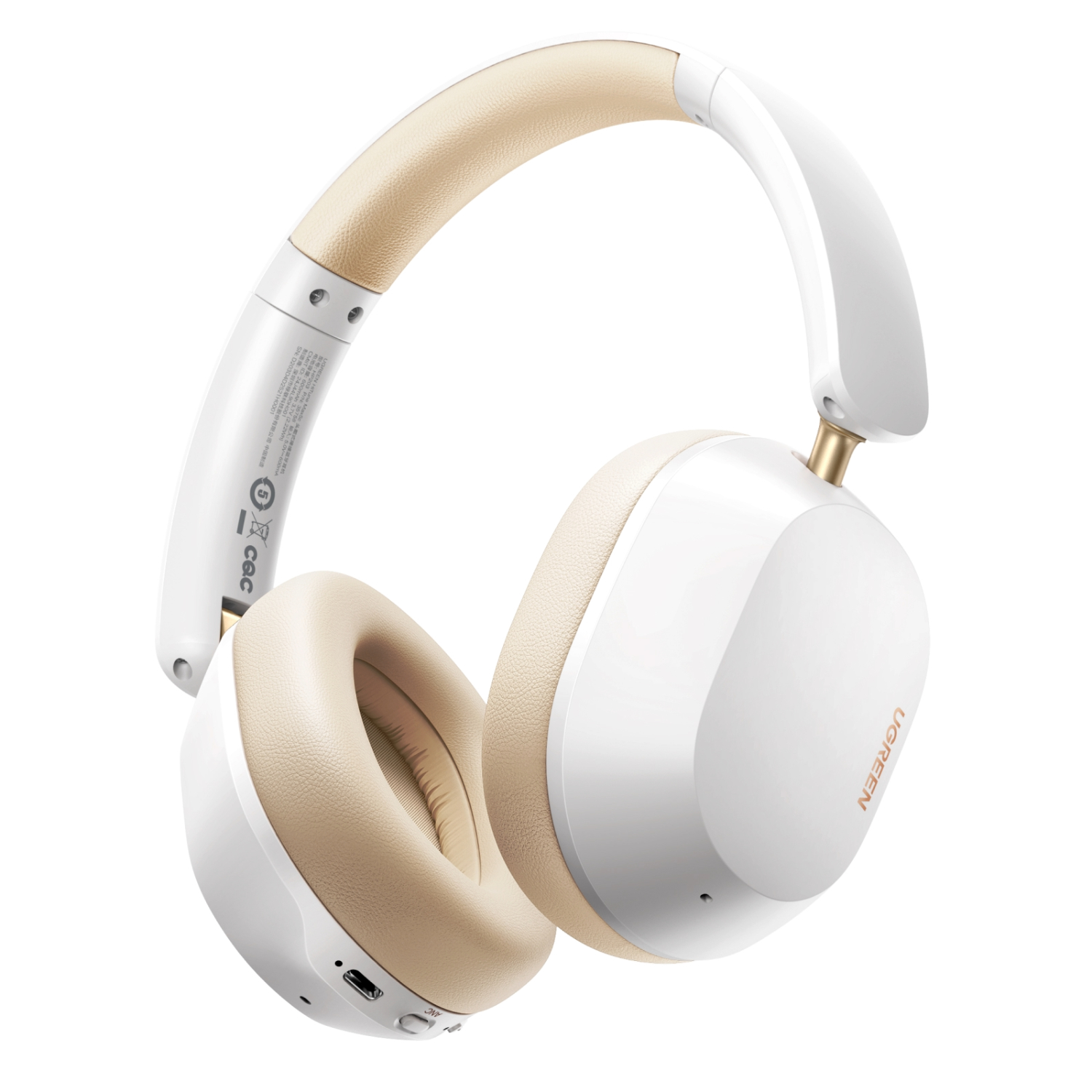 HP203-35758 UGREEN HiTune Max 5C Hybrid ANC Headphones–White