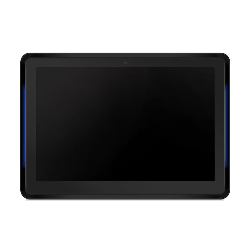 HRIAT-10NL-BLK_wr_01 Android 6.0 10.1" AIO RK3288 A17 2GB RAM 8GB storage POE with LED colour Bar for meeting room signage and access control - Black