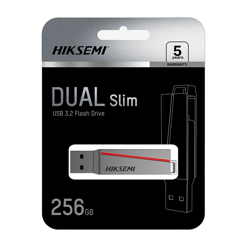 HS-USB-E307C-256G_wr_-4 HIKSEMI Dual Slim 256GB USB3.2 Flash Drive