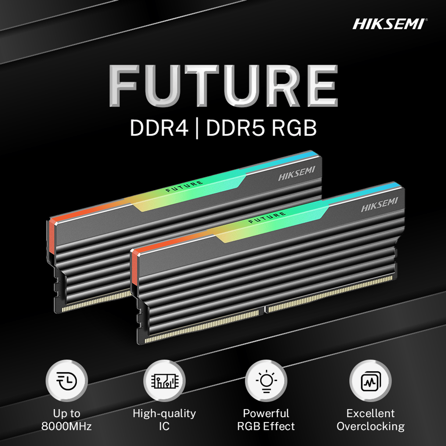 HSC416U36C5-8G2_Hiksemi_Future_RGB_16GBKIT_2x8GB_3600MHz_wr_04 Hiksemi Future RGB 16GBKIT (2x8GB) 3600MHz DDR4 Desktop Gaming Memory Black