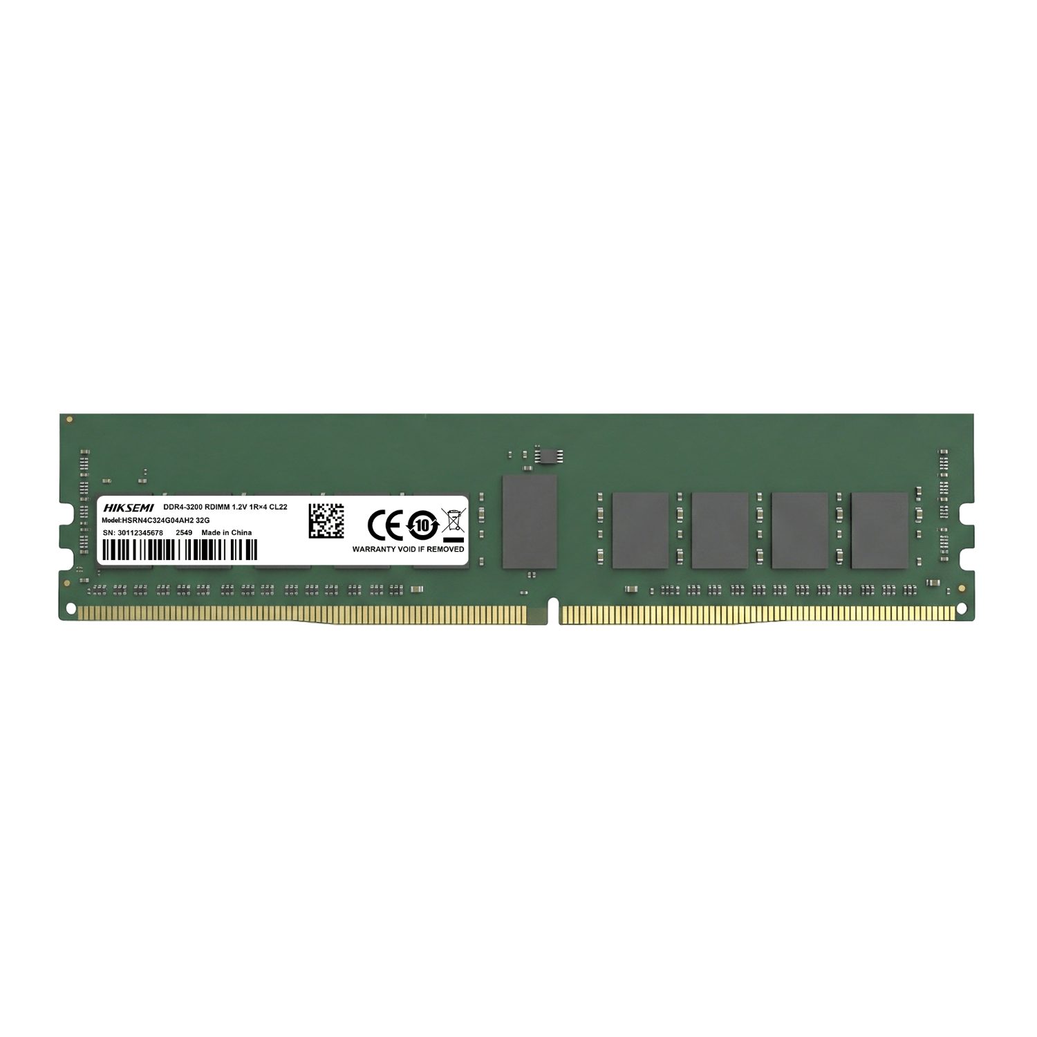 HSRN4C324G04AH2-32G_Hiksemi_32GB_3200Mhz_DDR4_RDIMM_Memory_wr_01 Hiksemi 32GB 3200Mhz DDR4 RDIMM Memory
