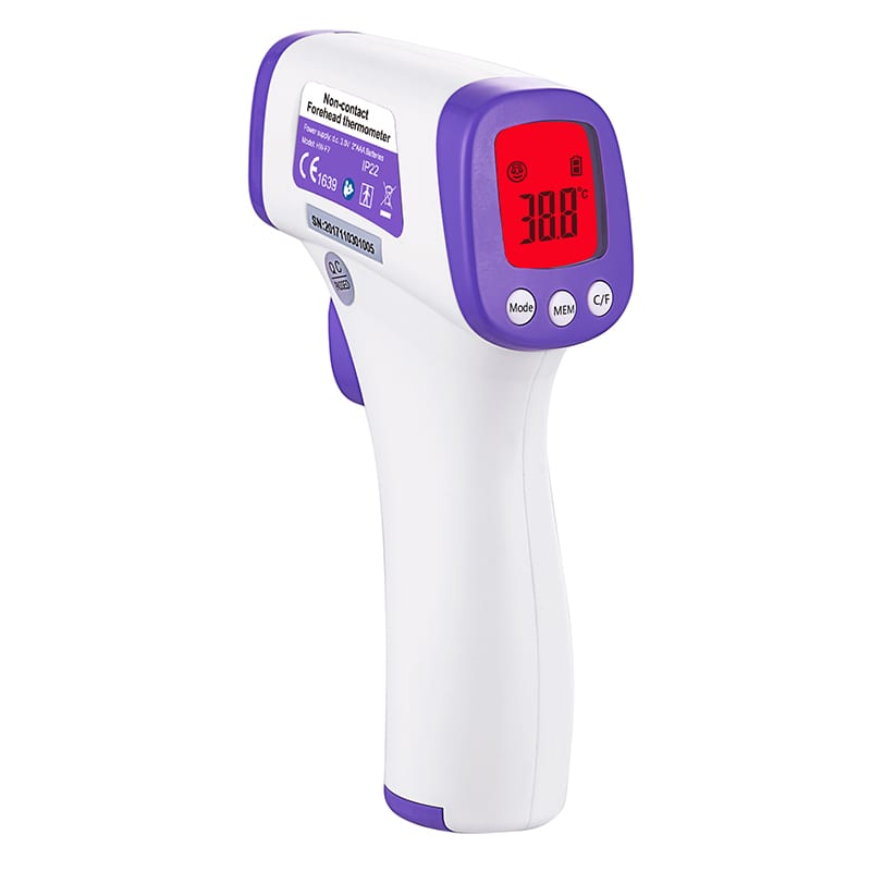 HW-F7_wr_05 Simzo Non-contact LED Handheld Infrared Thermometer - Single