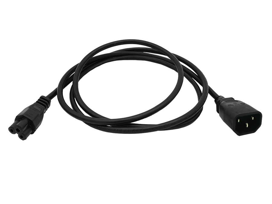 IEC-C 1.8m Male IEC to Clover Cable