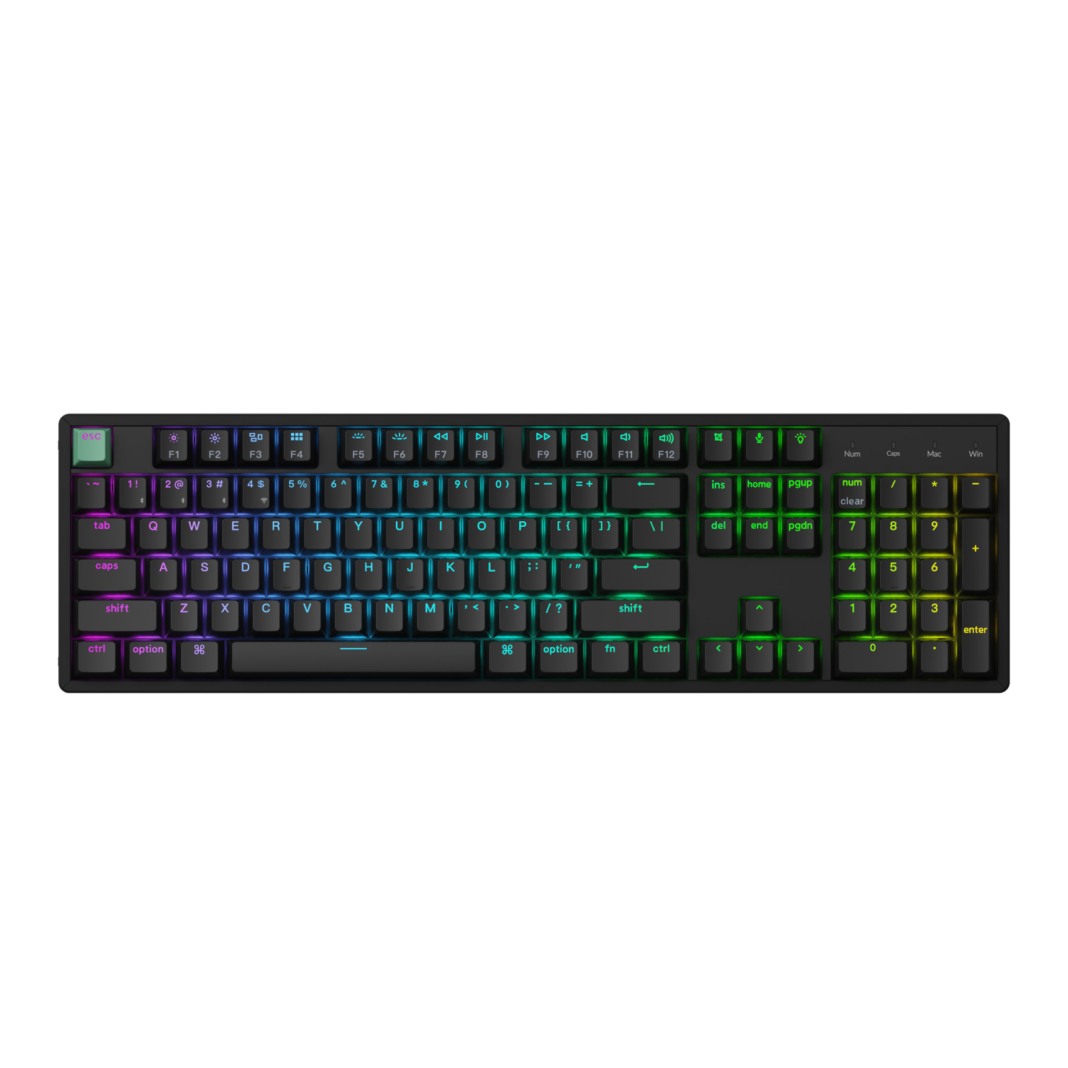 K10H-J1_Keychron-K10-HE-100-Hot-Swap-Gateron-Dbl-Rail-Nebula-Switch-RGB-Wireless-Keyboard-–-Black_wr_02a Keychron K10 HE 100% Hot-Swap Gateron Dbl-Rail Nebula Switch RGB Wireless Keyboard - Black