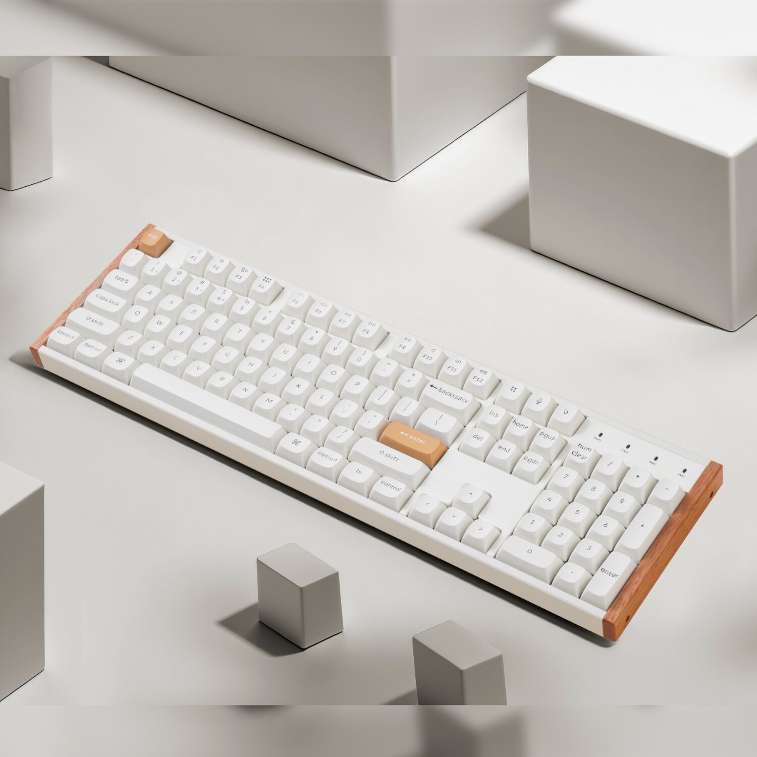 K10H-Q1_Keychron_K10_HE_100_Hot-Swap_Gateron_Dbl_wr_05 Keychron K10 HE Special Edition Full-size Hot-Swap Gateron Dbl-Rail Nebula Switch RGB Wireless Keyboard - White (Wood + Al)