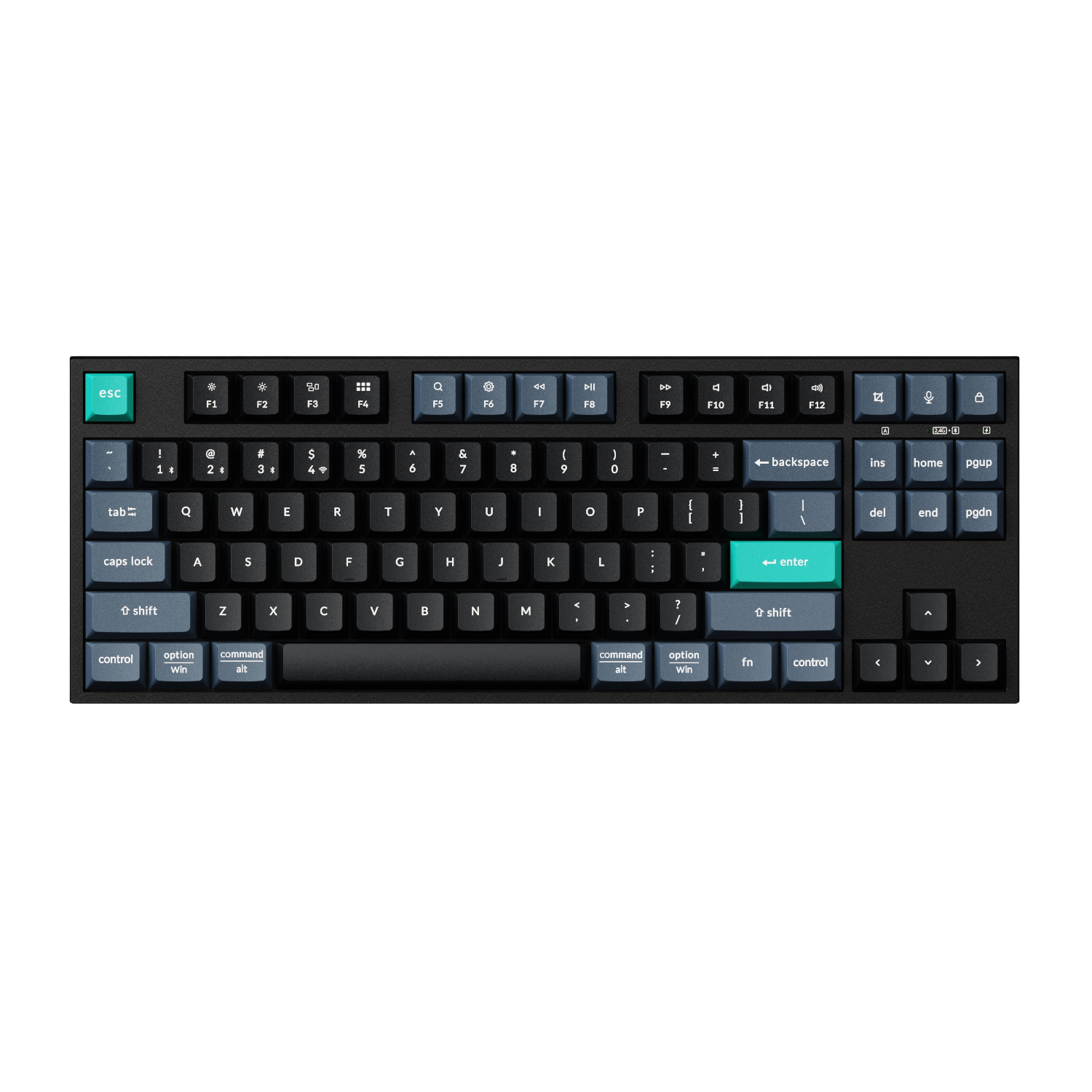 KCBD1_Keychron-B33-Wireless-Kbrd-Mse-Combo-wr_03 Keychron B33 80% TKL Wireless Keyboard and Mouse Combo – Black/Green