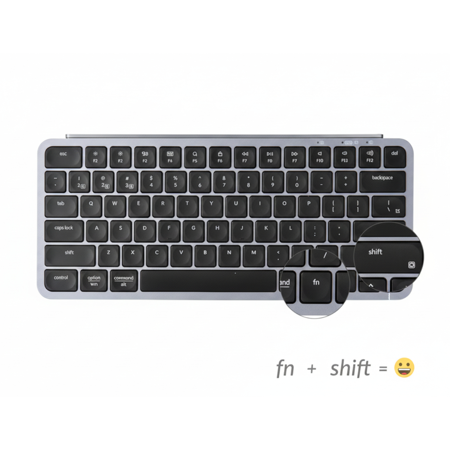 KCBD3_Keychron-B1-Pro-Wrless-KBoard-Mouse-Combo_Space-Grey_02 Keychron B1 Pro 75% Layout Wireless Keyboard and Mouse Combo - Space Grey