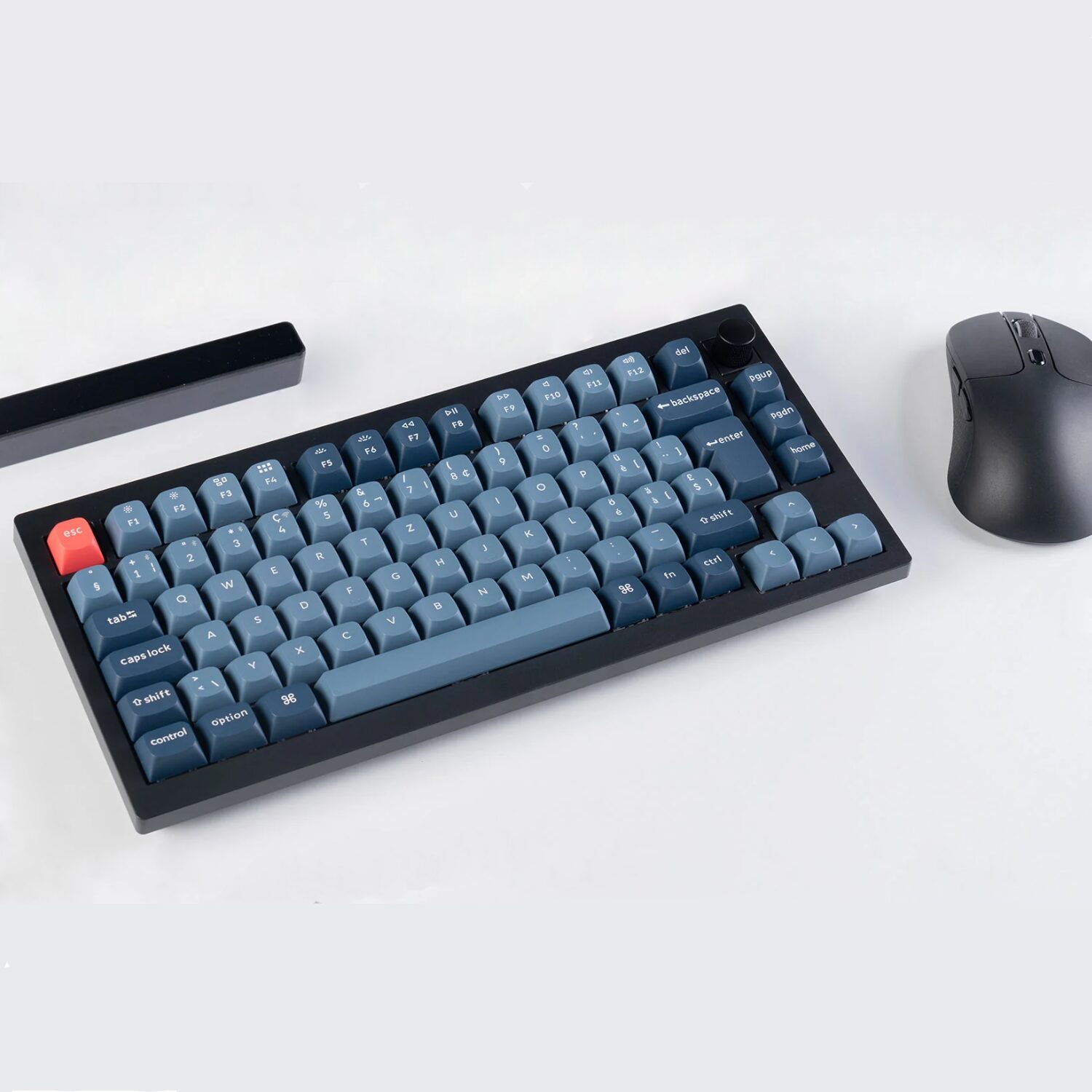 KEYCHRON-V1MAX-75-RED-GATJUP-RGB-WL-KB-wr-04 Keychron V1 Max QMK/VIA Wireless Custom Mechanical Keyboard | BROWN Switches – Black